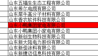 喜報！熱烈祝賀小鴨家電公司榮獲省級“專(zhuān)精特新”企業(yè)榮譽(yù)稱(chēng)號！